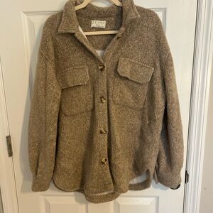 Z Supply Cozy Tan Teddy Jacket
